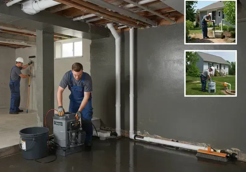 Basement Waterproofing and Flood Prevention process in New Berlin, IL